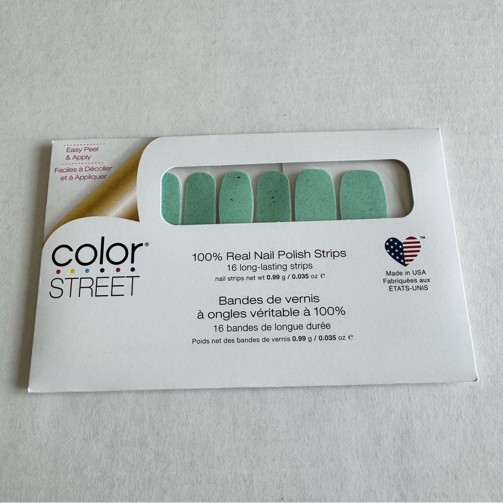 *Retired* Color Street: Tranquil Waters | Turquouse Glitter Sea Ocean Spring - Picture 3 of 16